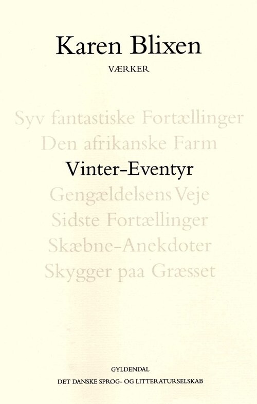 Billede af Vinter-eventyr - Karen Blixen - Bog