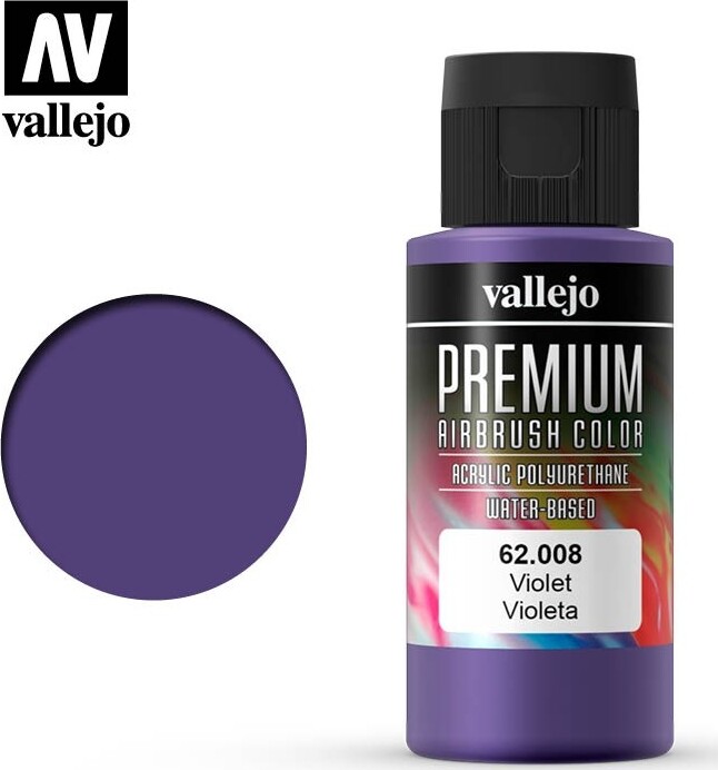 Vallejo - Premium Airbrush Maling - Violet 60 Ml
