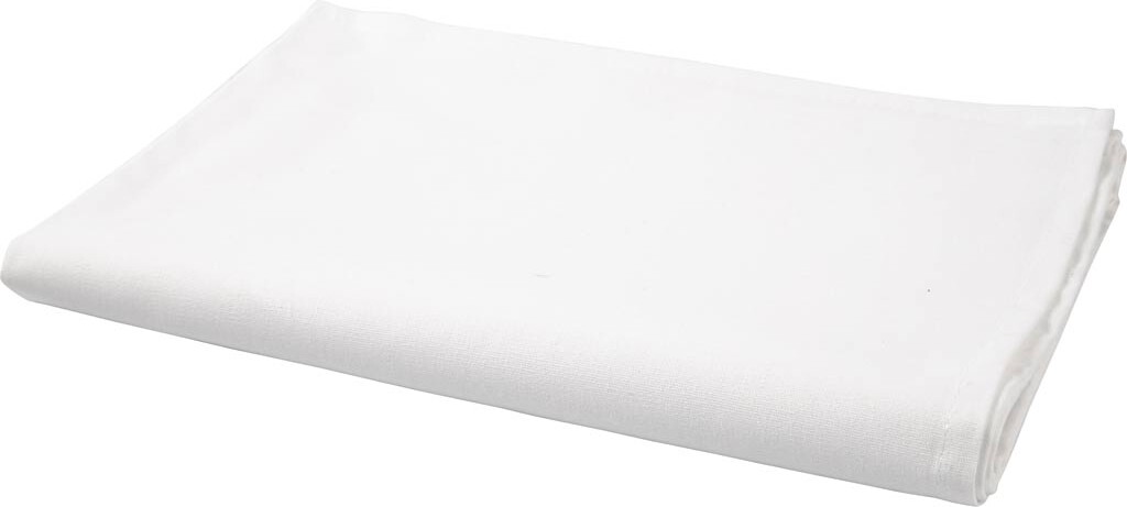 Viskestykke - Str. 50x70 Cm - 180 G - Hvid - 5 Stk.