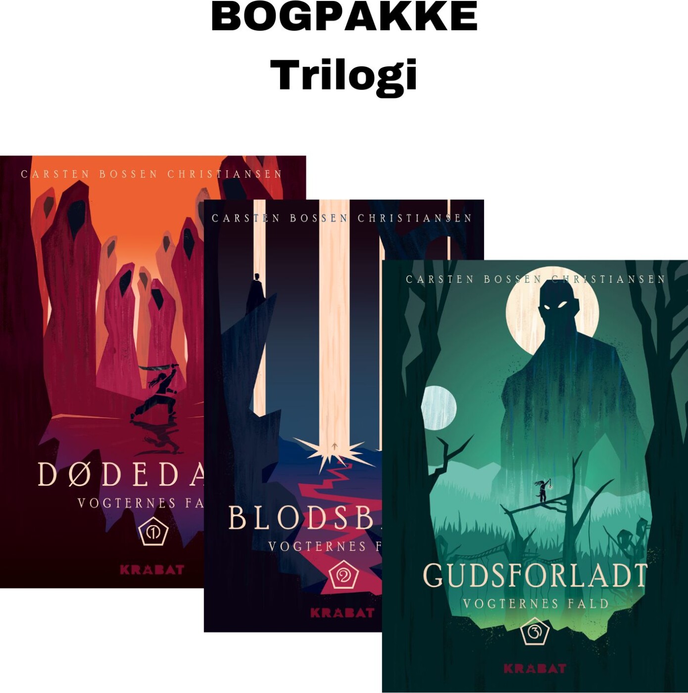Vogternes Fald Trilogi - Carsten Bossen Christiansen - Bog