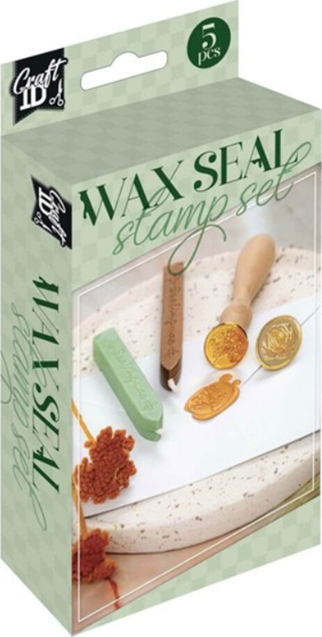 Forseglingsvoks Sæt Med 2 Segl - 2 Farver
