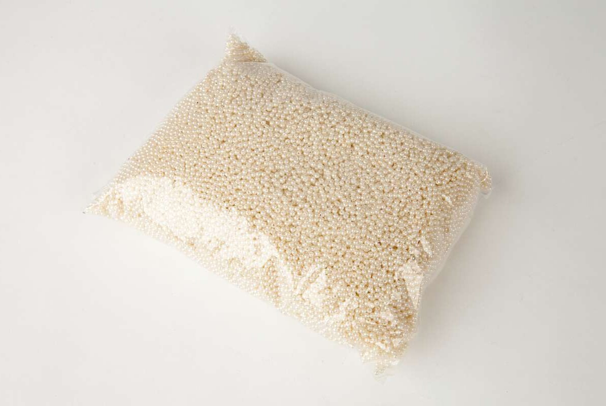 Voksperler Til Smykker - Hvid - 3 Mm - 500 G