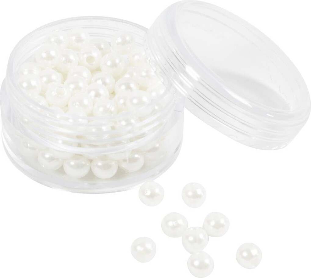 Voksperler - 5 Mm - 1,7 Mm - Perlemor - 110stk. billede