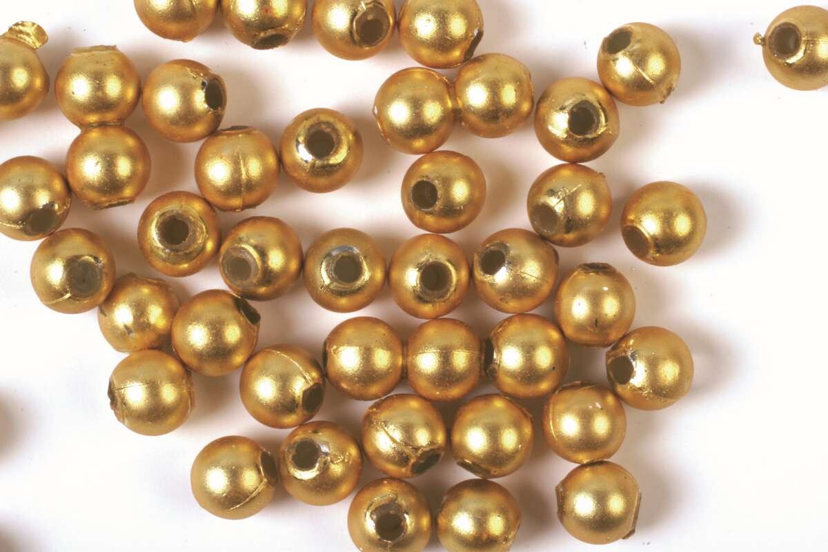 Voksperler - Mat Guld - 5 Mm - 500 G