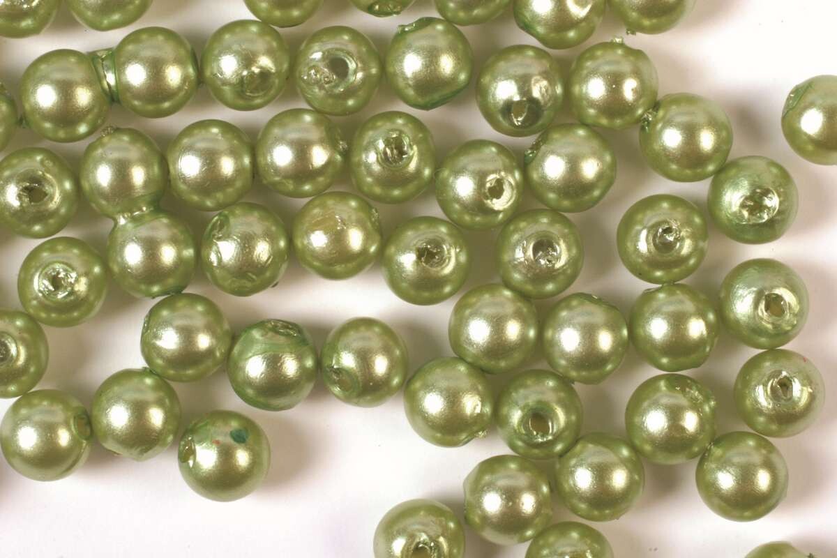 Voksperler - Lime - 8 Mm - 500 G