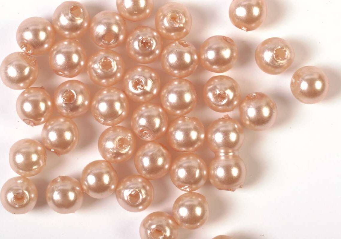Voksperler - Sand - 8 Mm - 500 G