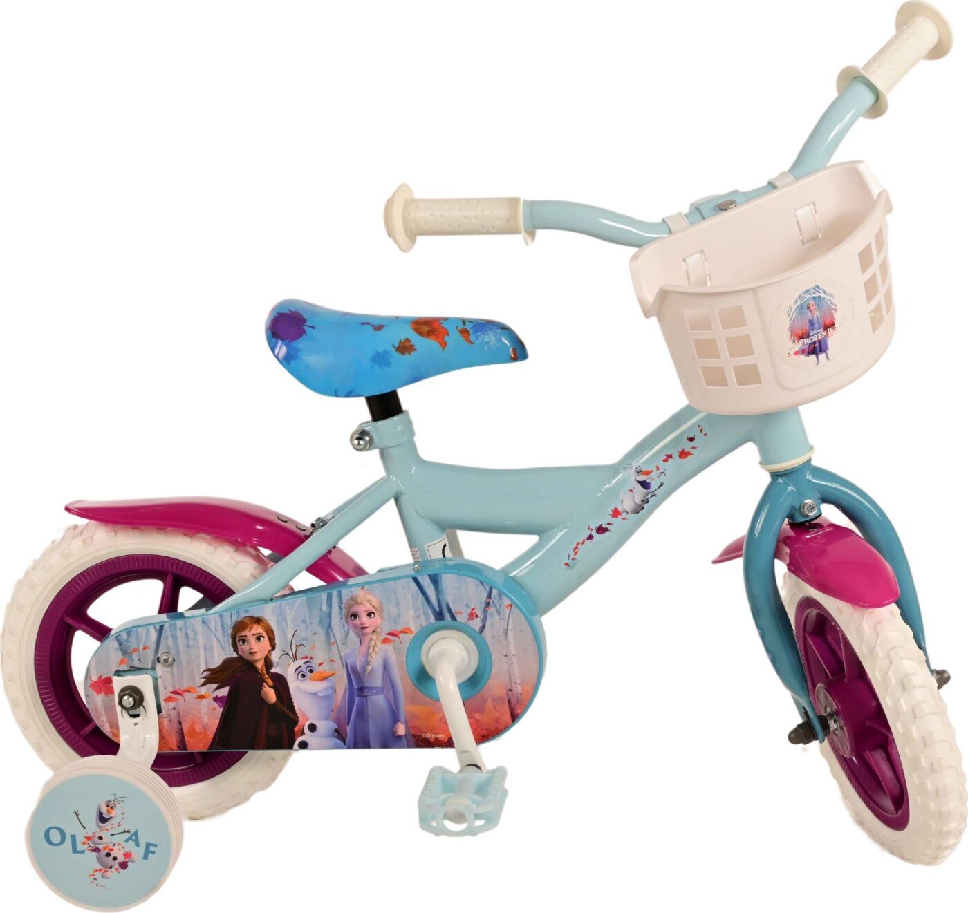 Billede af Frost - Børnecykel Med Støttehjul - 10" - Disney Frost 2 - Volare