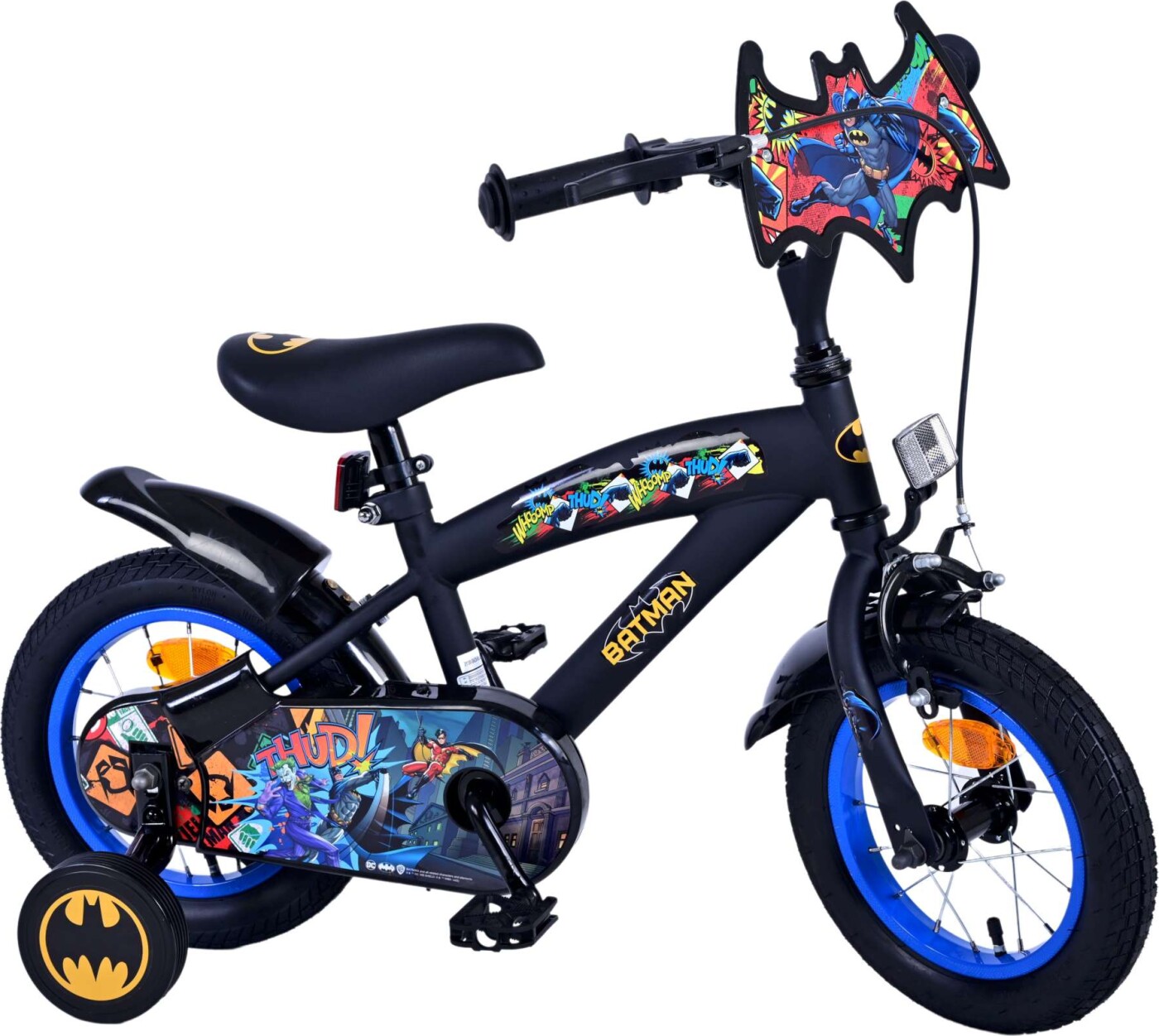 13: Batman - Børnecykel Med Støttehjul - 12
