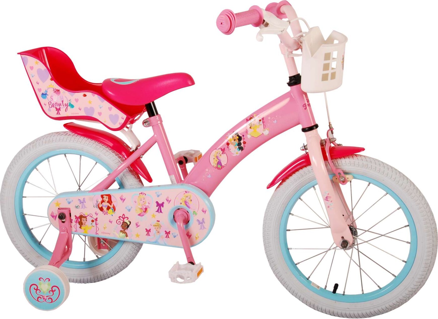 #1 - Disney Princess - Cykel Til Børn - 16
