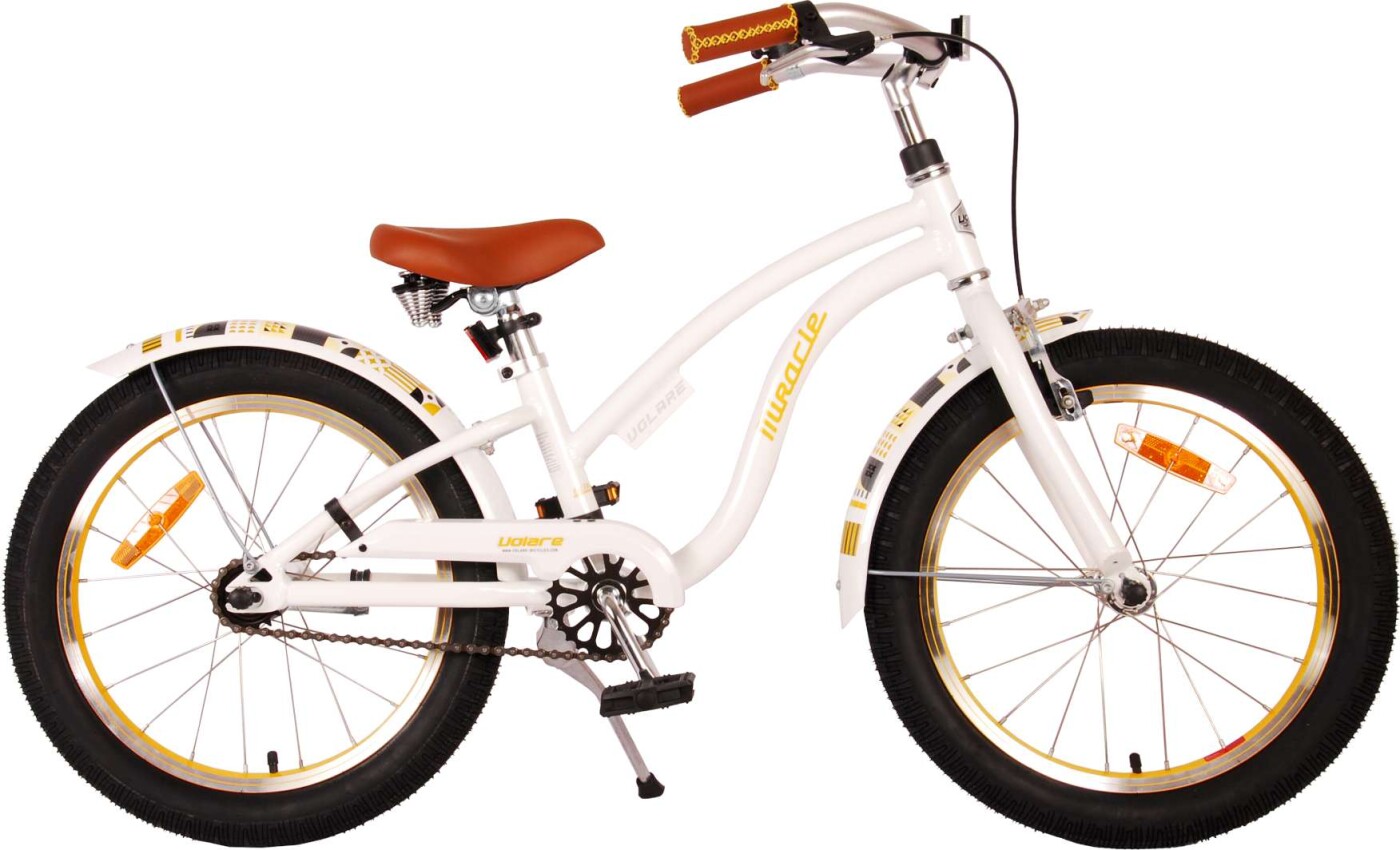 Volare - Børnecykel - 18" Tommer - Miracle Cruiser - Hvid