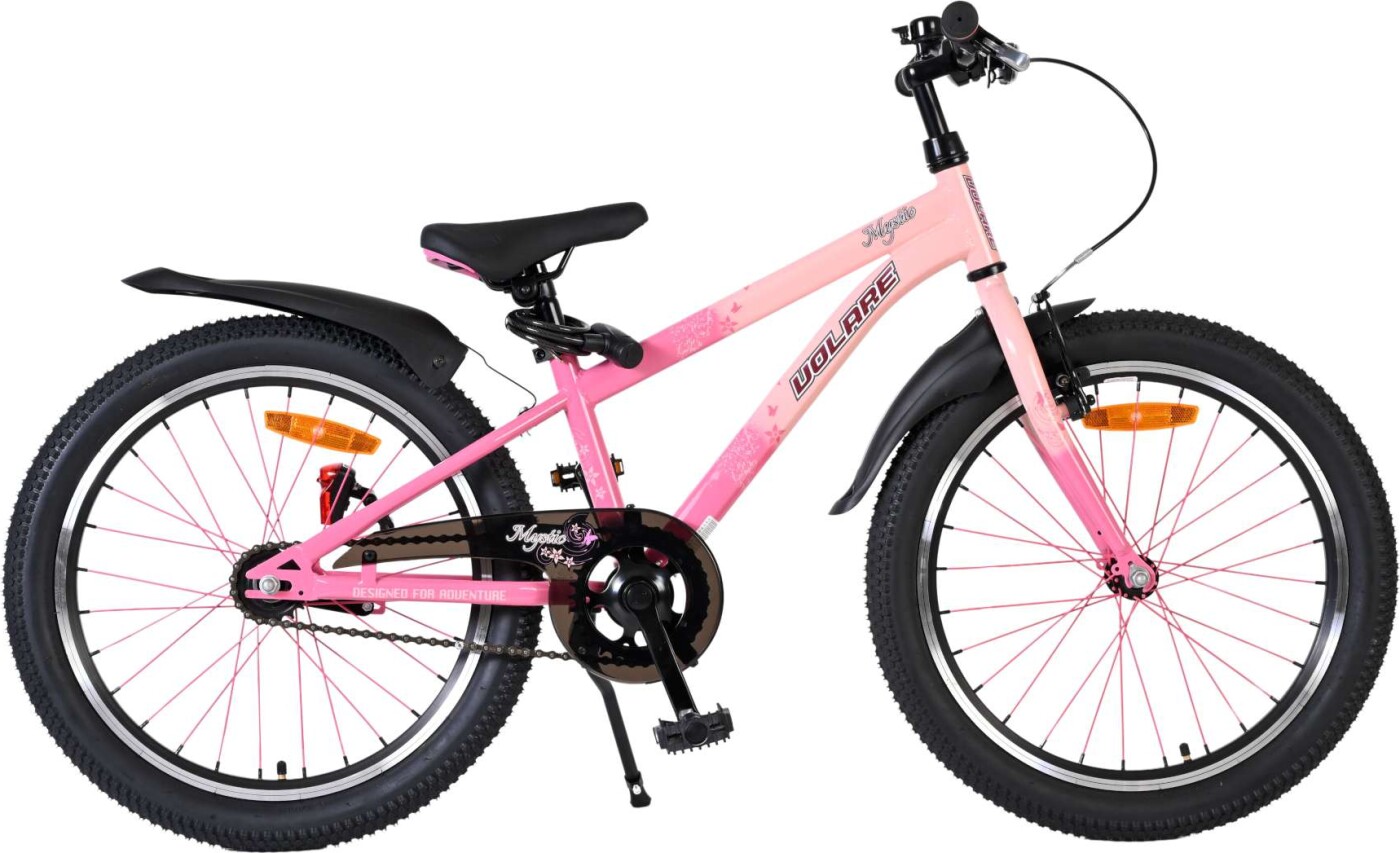 Volare - Mystic 20" Børnecykel - Fodbremse Og Håndbremse - Pink