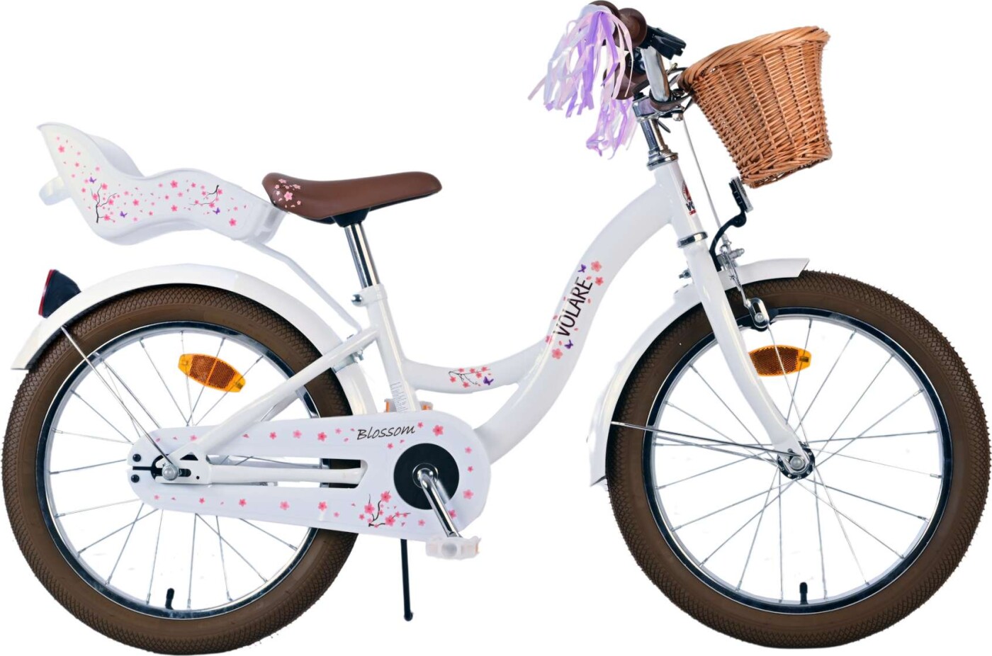 Volare Børnecykel - 18 Tommer - Blossom White - 51834