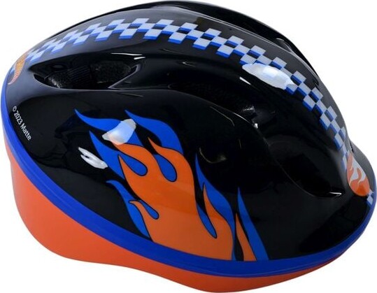 Volare - Cykelhjelm Til Børn - 3-12 år - 52-56 Cm - Hotwheels - Sort