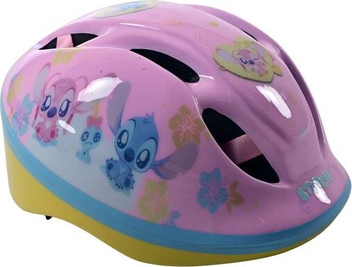 Volare - Cykelhjelm Til Børn - 3-12 år - 52-56 Cm - Stitch Girls - Pink