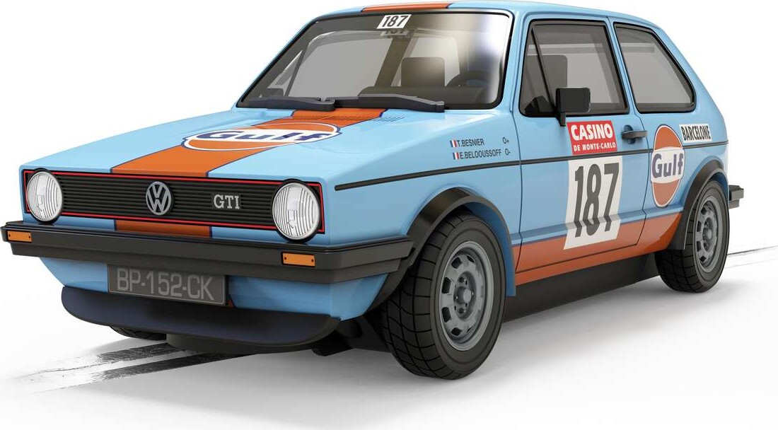 Scalextric C4609 - Volkswagen Golf Gti Bil - Gulf Edition - 1:32
