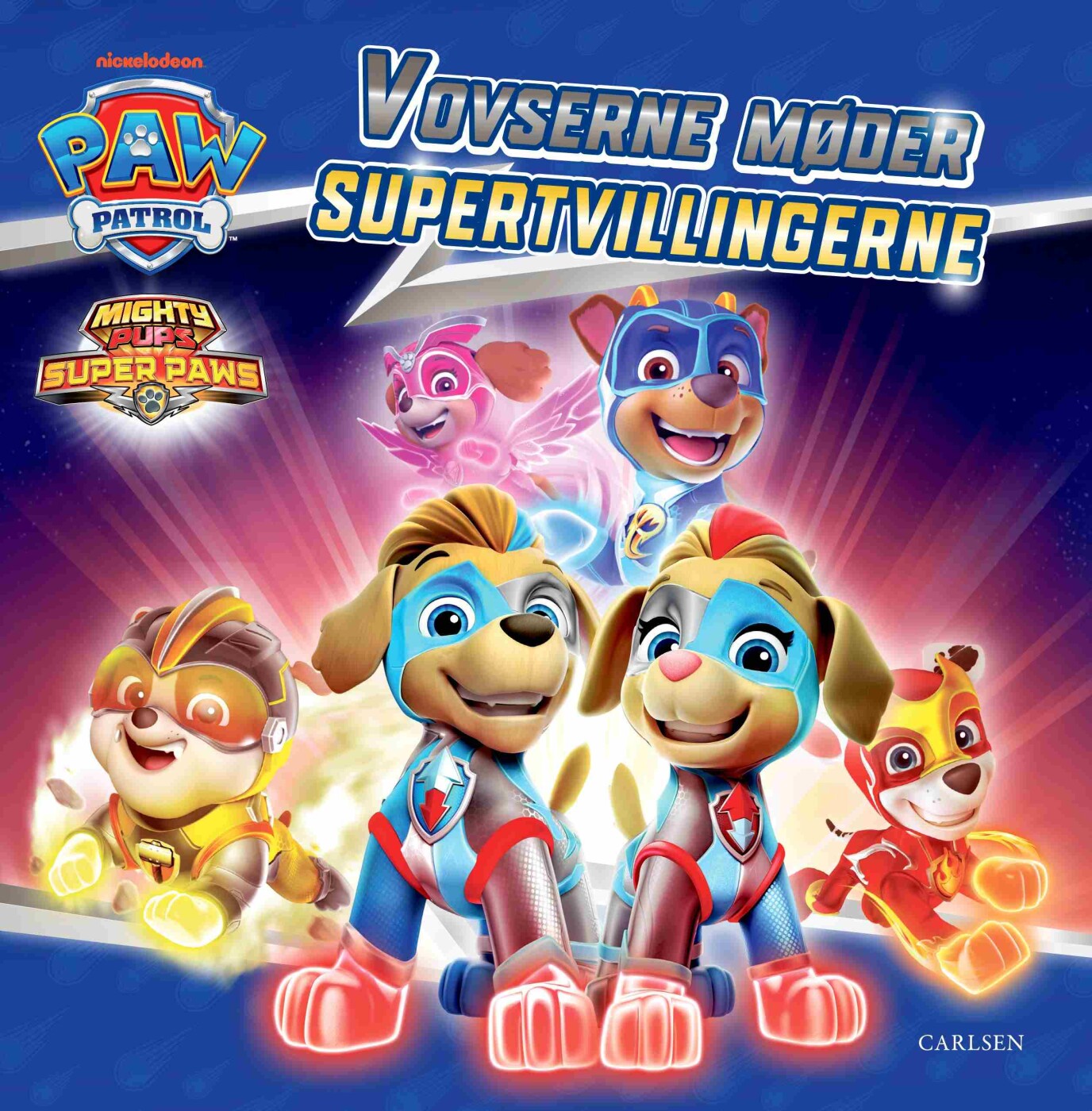 Vovserne Møder Supertvillingerne - Paw Patrol - Viacomcbs - Bog