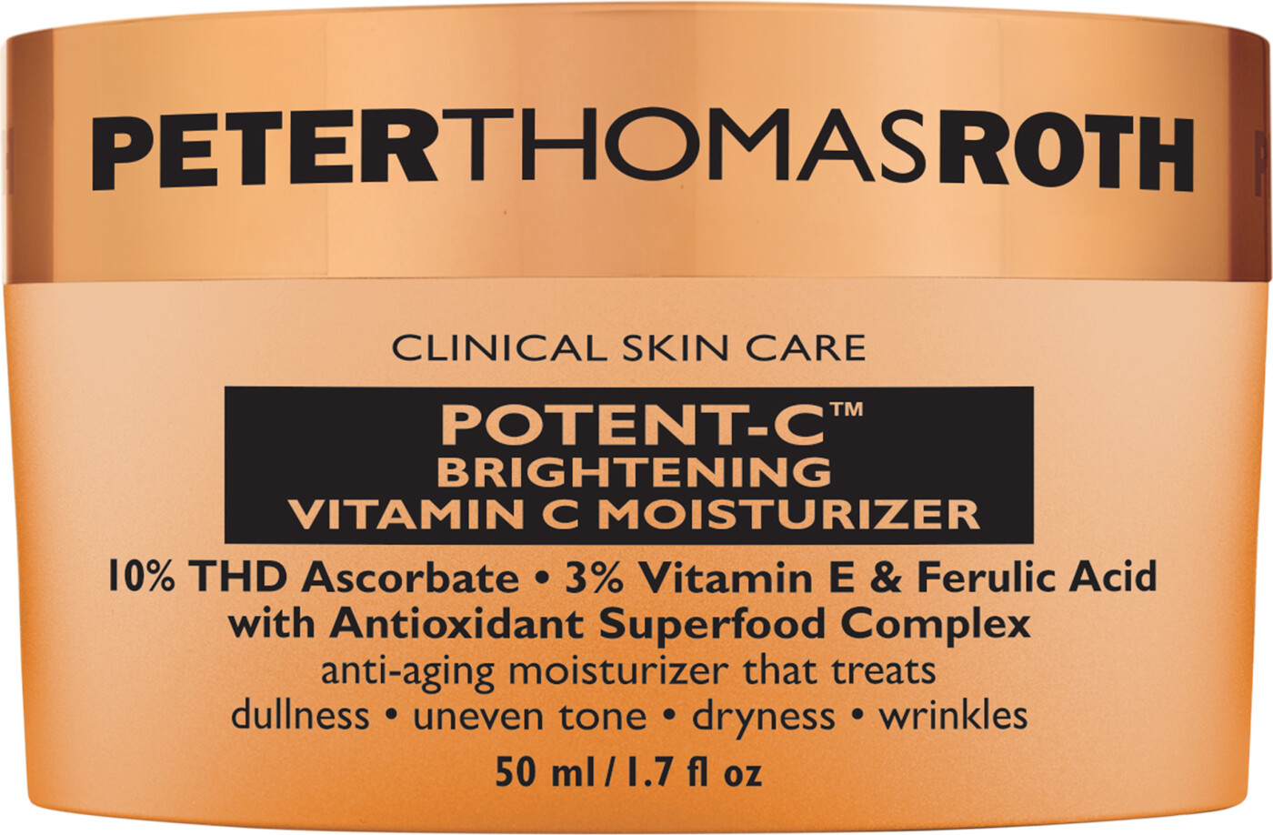 Peter Thomas Roth - Potent-c Brightening Vitamin C Moisturizer 50 Ml - Dagcreme
