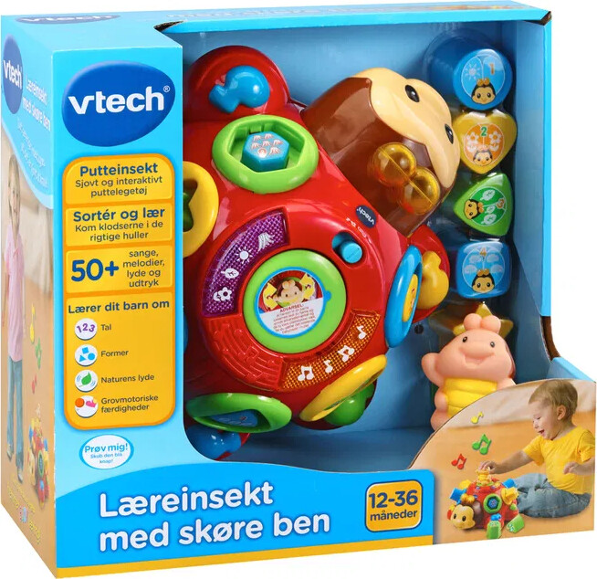 VTech Baby Learningbug med skøre ben (dansk) (950-111232)