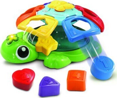 Vtech - Puttekasse I Plastik Med Lyd - Skildpadde - Fra 1 år