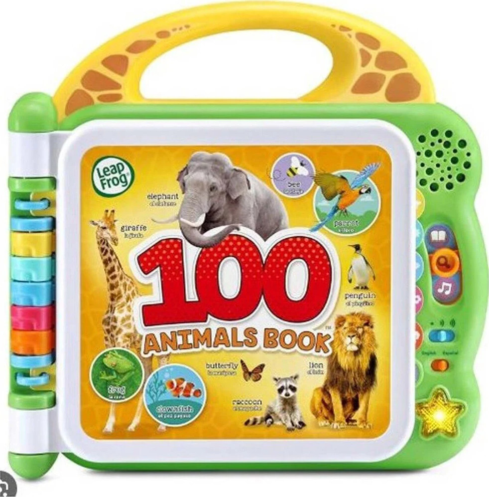 Vtech - Mine Første 100 Dyr - Interaktiv Bog Med Lyd Og Lys