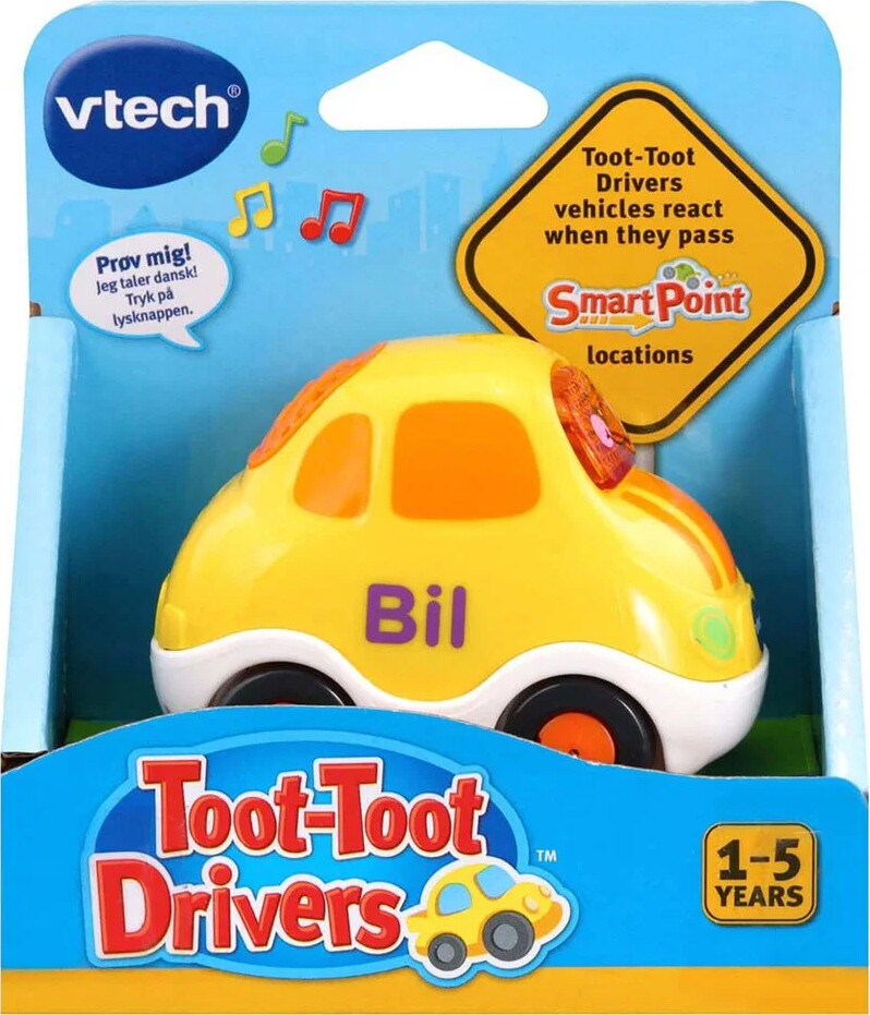 Vtech - Toot-toot Drivers Bil - Med Sange Og Melodier - Gul