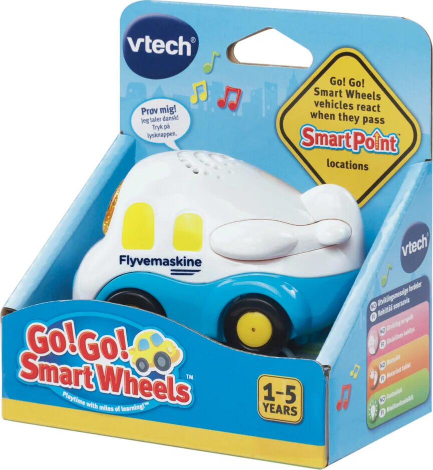 Vtech - Go Go Smart Wheels Flyvemaskine - Med Sange Og Lyde