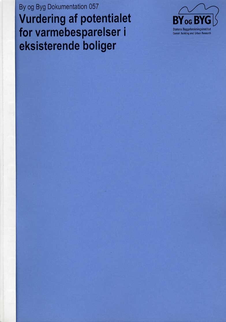Vurdering Af Potentialet For Varmebesparelser I Eksisterende Boliger - Kim B. Wittchen - Bog Billede af Vurdering Af Potentialet For Varmebesparelser I Eksisterende Boliger - Kim B. Wittchen - Bog