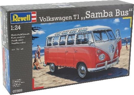 Revell - Volkswagen Vw T1 Samba Bus - 1:24 - 07399