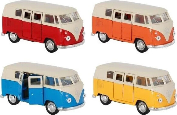 Vw Transporter T1 Bus Med Pullback - Assorteret