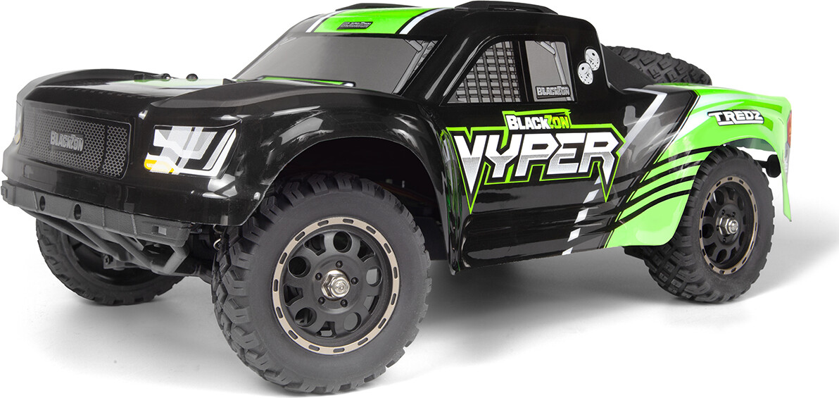 Blackzon - Vyper Sc 4wd Rtr - 1/16 - Rc Bil - Grøn
