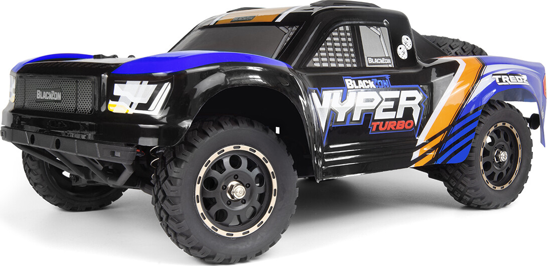 Blackzon - Vyper Sc Turbo 4wd 2s Brushless - 1/16 - Blå Orange