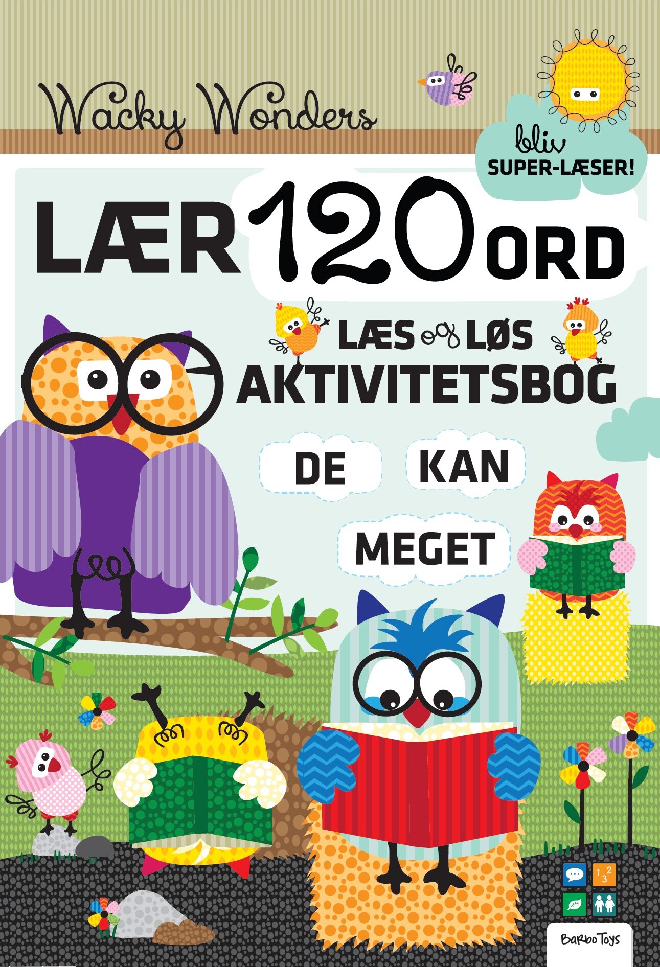Billede af Wacky Wonders Activitets Bog Med 120 Ord + Stickers - Diverse - Bog