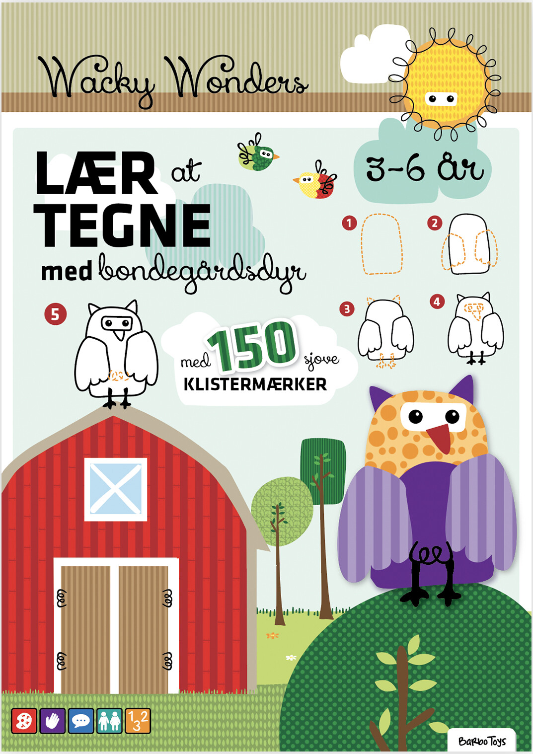 Wacky Wonders - Lær At Tegne - Bog