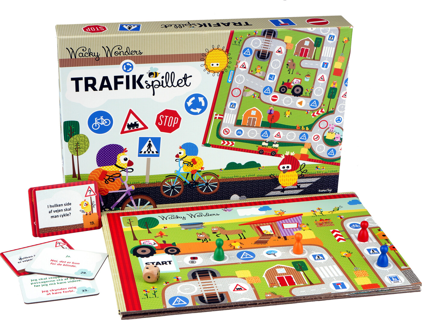 Læringsspil - Trafikspillet - Wacky Wonders - Fra 5 år.