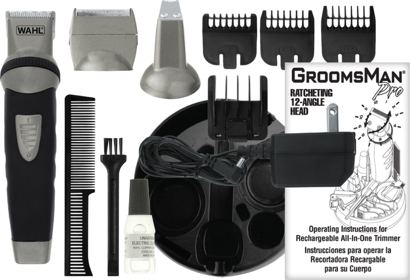 Wahl Hårklipper - Groomsman - 9953-1016 - Sort