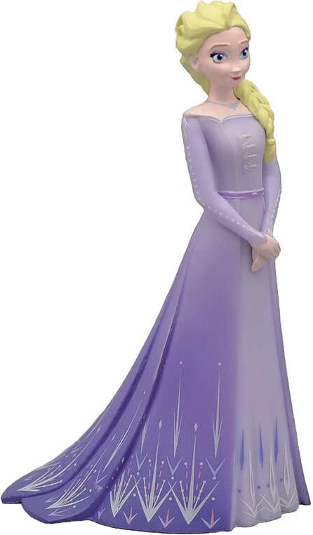 Bullyland - Elsa Figur I Lilla Kjole - Disney - 10 Cm - 13510