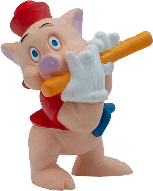 Bullyland - Disney Figur - Fløjtespiller Gris - De 3 Små Grise
