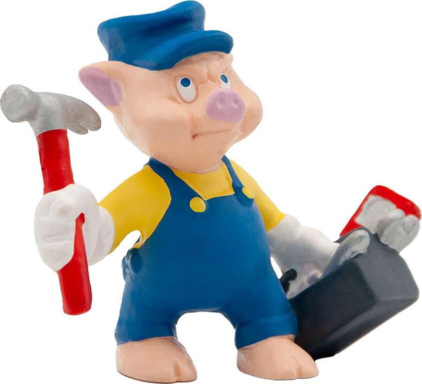 Bullyland - Disney Figur - Praktisk Gris - De 3 Små Grise