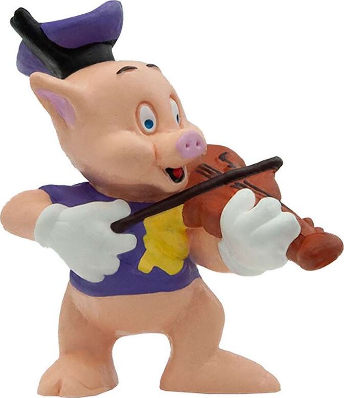 Bullyland - Disney Figur - Violinist Gris - De 3 Små Grise