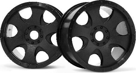 Billede af Warlock Wheel Black (83x56mm/2pcs) - Hp3191 - Hpi Racing