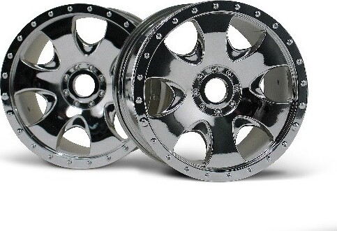 Warlock Wheel Chrome (83x56mm/2pcs) - Hp3192 - Hpi Racing