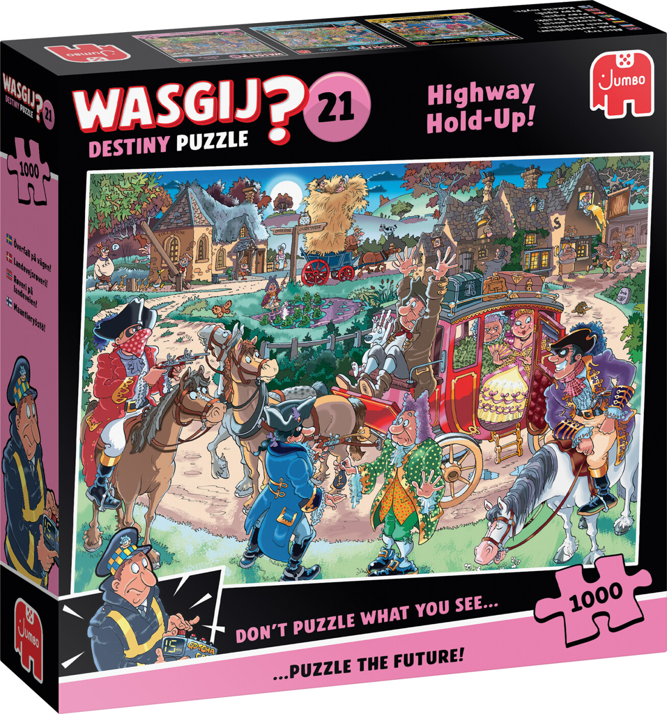 Wasgij - Destiny 21 - Highway Hold-up! Puzzle - 1000 Brikker - Jumbo