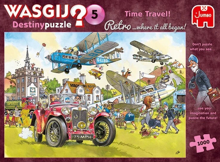 Wasgij - Destiny 5 Puslespil - Time Travel - 1000 Brikker