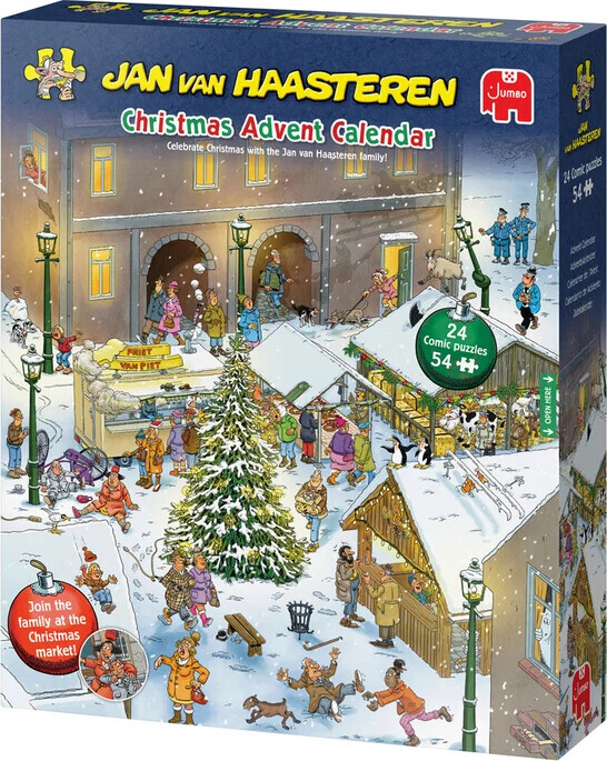 Wasgij - Julekalender Puslespil - Jumbo