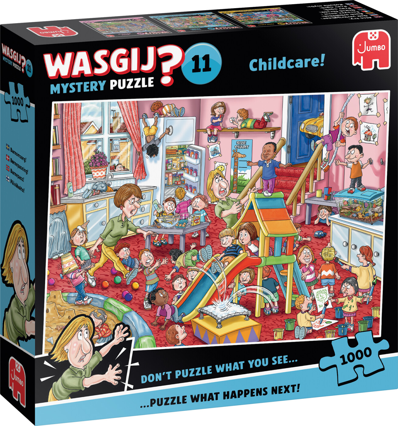 Wasgij - Mystery 11 - Childcare! Puzzle - 1000 Brikker - Jumbo
