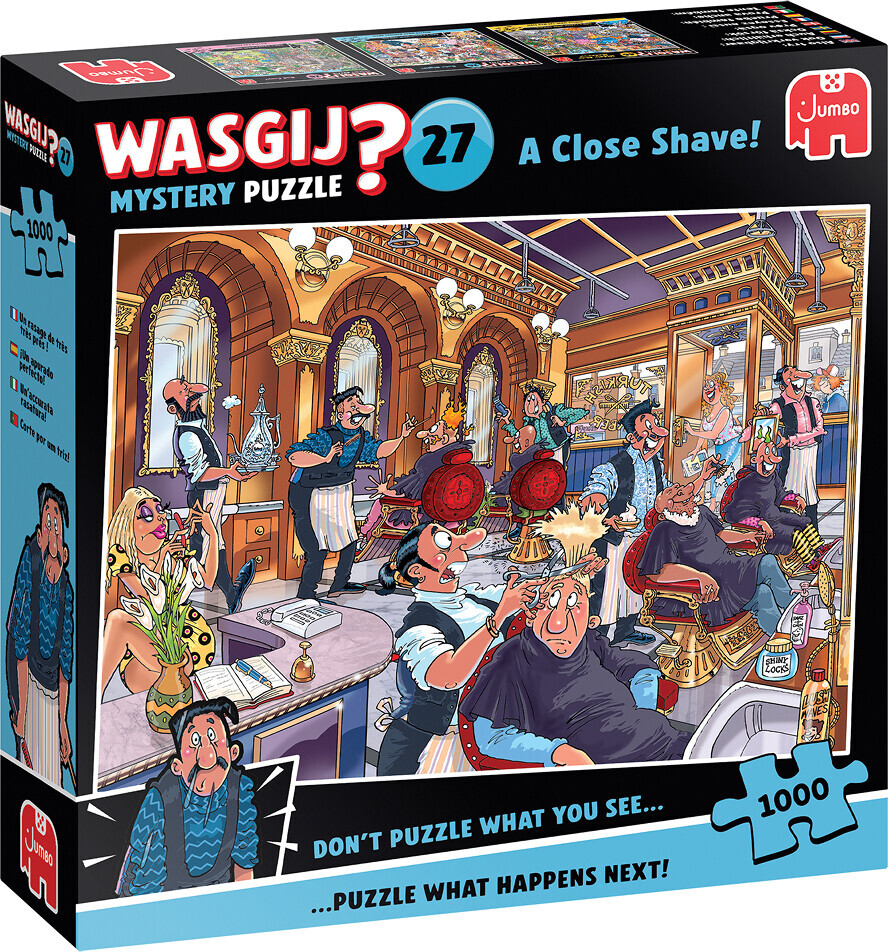 Wasgij - Mystery 27 - A Close Shave! Puzzle - 1000 Brikker - Jumbo