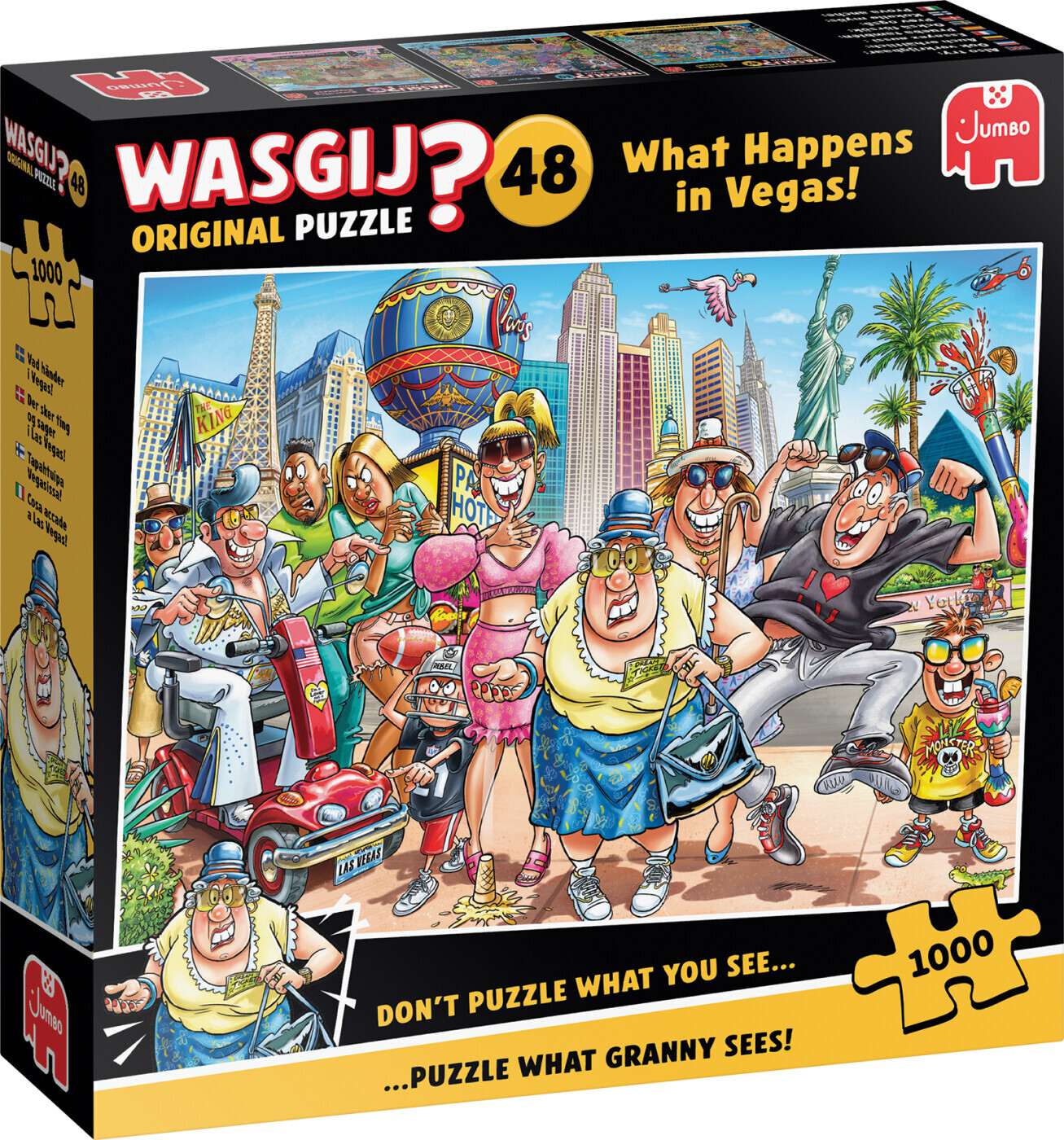 Wasgij - Original 48 - What Happens In Vegas! - 1000 Brikker - Jumbo