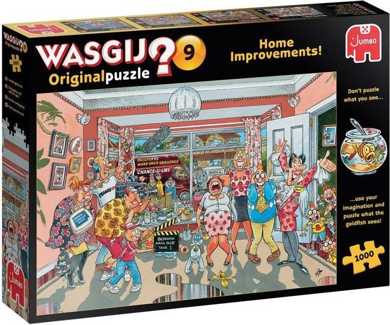 Wasgij Puslespil 9 - 1000 Brikker - Home Improvements! | Se Tilbud Og ...