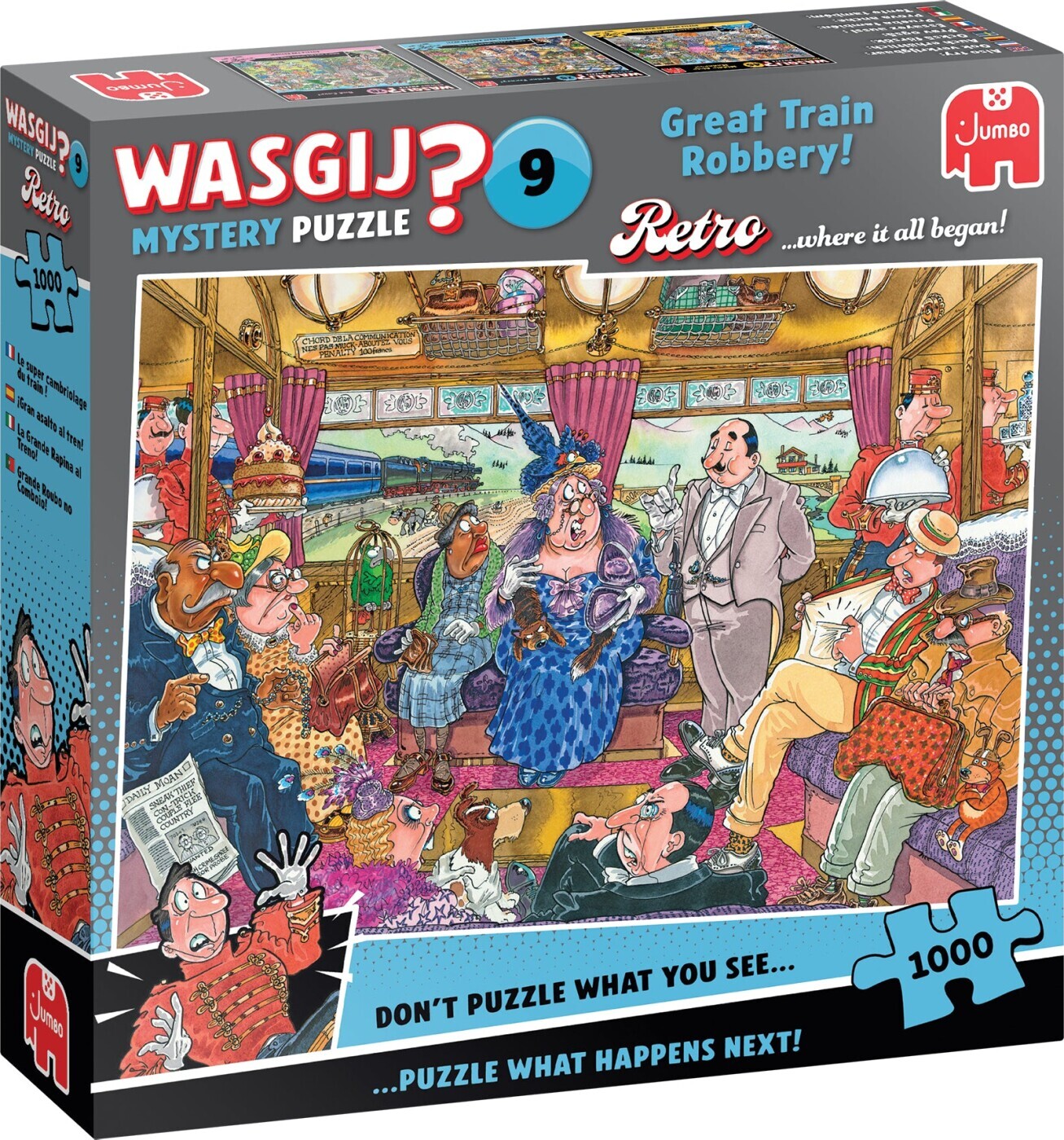 Wasgij - Retro Mystery 10 - Spring Has Sprung! - 1000 Brikker - Jumbo