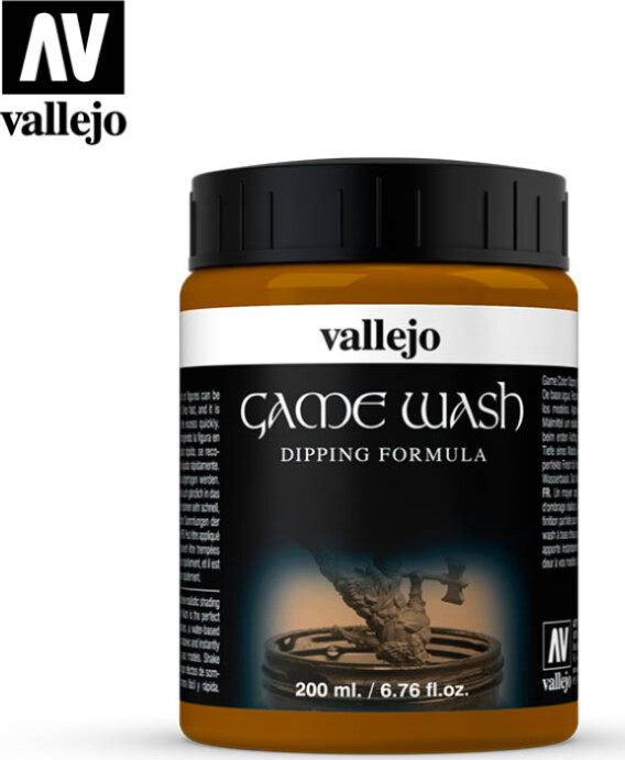 Billede af Vallejo - Game Wash Dipping Formula - Sepia 200 Ml